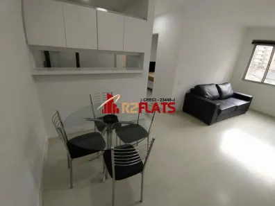 Flat com 1 Quarto para alugar, 42m² no Indianópolis, São Paulo