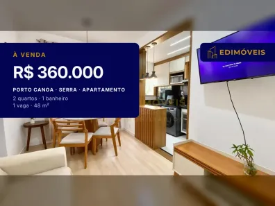 Apartamento com 2 Quartos à venda, 46m² no Porto Canoa, Serra