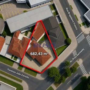 Lote/Terreno à venda, 682m² no Rebouças, Curitiba