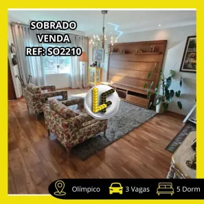 Sobrado com 3 Quartos à venda, 269m² no Olímpico, São Caetano do Sul