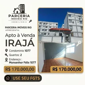 Apartamento com 2 Quartos à venda, 46m² no Irajá, Rio de Janeiro