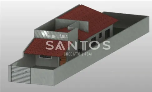 Casa com 2 Quartos à venda, 76m² no Setor Santa Fé 2 (Taquaralto), Palmas