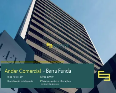 Sala Comercial para alugar, 800m² no Parque Industrial Tomas Edson, São Paulo