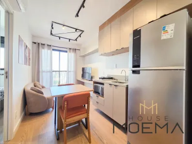 Apartamento com 1 Quarto para alugar, 28m² no Indianópolis, São Paulo