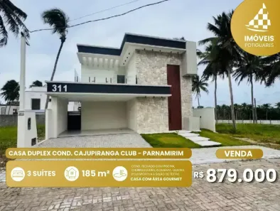 Casa com 3 Quartos à venda, 185m² no Cajupiranga, Parnamirim