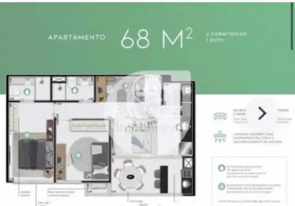 Apartamento com 2 Quartos à venda, 68m² no Vila Independência, Piracicaba