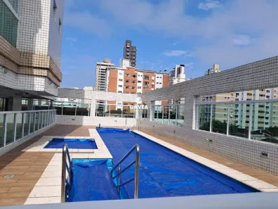 Apartamento com 3 Quartos para alugar, 207m² no Pompéia, Santos