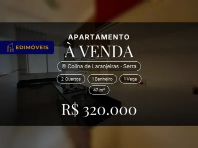 Apartamento com 2 Quartos à venda, 47m² no Colina de Laranjeiras, Serra