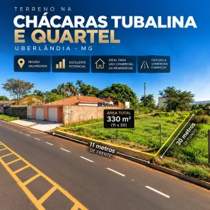Lote/Terreno à venda, 330m² no Chácaras Tubalina e Quartel, Uberlândia