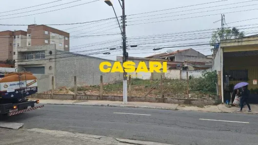 Lote/Terreno à venda, 634m² no Vila Lutécia, Santo André