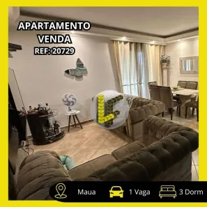 Apartamento com 3 Quartos à venda, 78m² no Mauá, São Caetano do Sul
