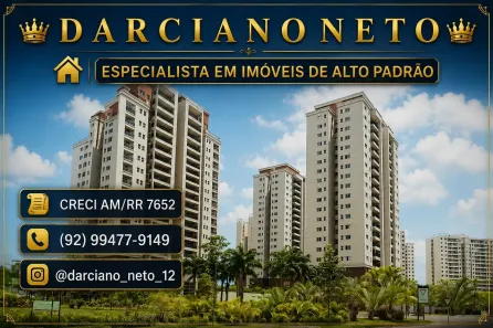 Apartamento com 3 Quartos para alugar, 134m² no Ponta Negra, Manaus