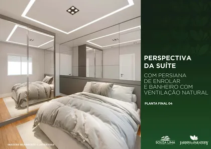 Apartamento com 2 Quartos à venda, 60m² no Condomínio Residencial Colinas do Paratehy, São José dos Campos