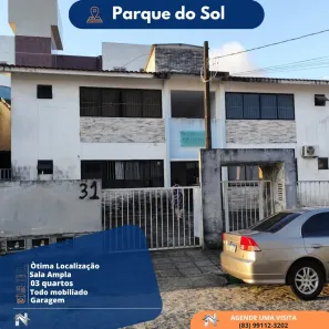 Apartamento com 3 Quartos para alugar, 65m² no Gramame, João Pessoa