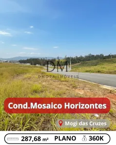 Lote/Terreno à venda, 287m² no Cézar de Souza, Mogi das Cruzes