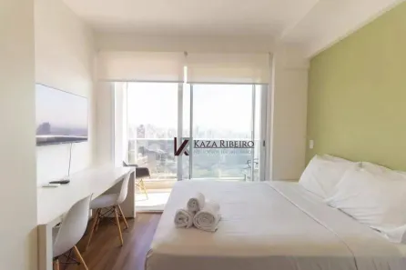 Apartamento com 1 Quarto para alugar, 22m² no Sé, São Paulo