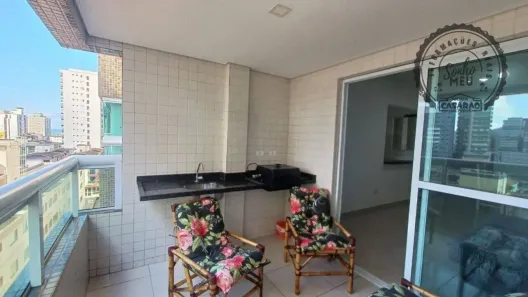 Apartamento com 1 Quarto à venda, 57m² no Guilhermina, Praia Grande