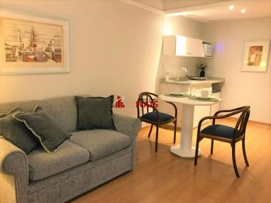 Flat com 1 Quarto à venda, 33m² no Jardim Paulista, São Paulo