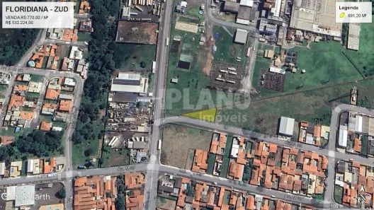 Lote/Terreno à venda, 692m² no Jardim Floridiana, Rio Claro