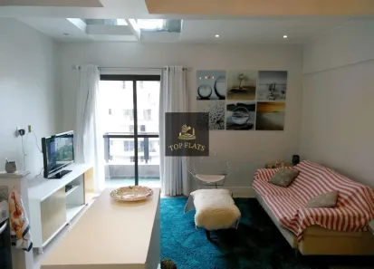 Flat com 1 Quarto para alugar, 52m² no Moema, São Paulo