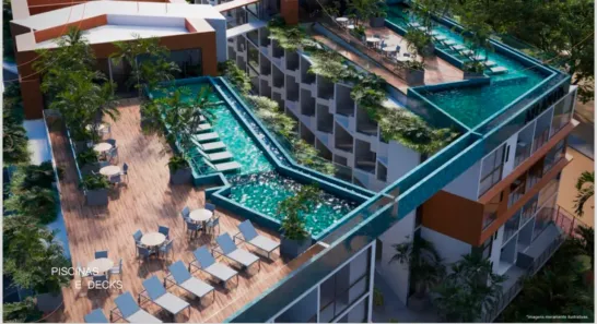 Flat com 1 Quarto à venda, 21m² no Vila de Porto de Galinhas, Ipojuca