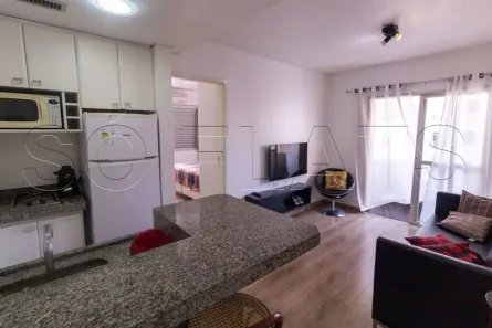 Flat com 1 Quarto para alugar, 42m² no Morro dos Ingleses, São Paulo