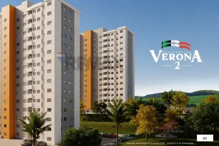 Apartamento com 2 Quartos à venda, 47m² no Parque da Figueira, Paulínia