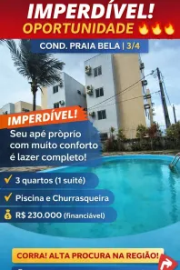 Apartamento com 3 Quartos à venda, 75m² no Nova Parnamirim, Parnamirim
