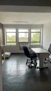Sala Comercial para alugar, 33m² no Vila Mathias, Santos