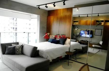 Flat com 1 Quarto para alugar, 40m² no Vila Nova Conceição, São Paulo