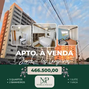 Apartamento com 3 Quartos à venda, 63m² no Parque 10 de Novembro, Manaus