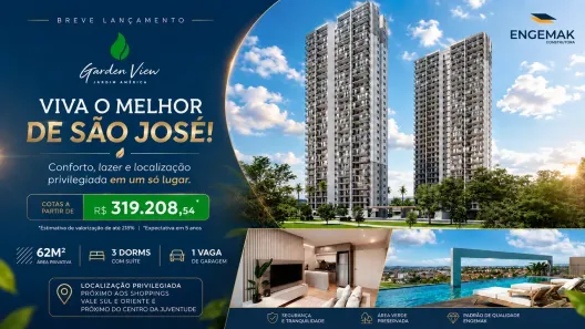Apartamento com 3 Quartos à venda, 62m² no Jardim América, São José dos Campos