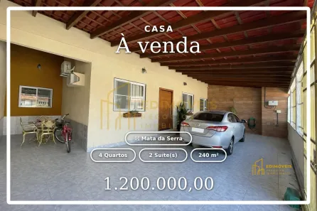 Casa com 4 Quartos à venda, 240m² no Mata da Serra, Serra