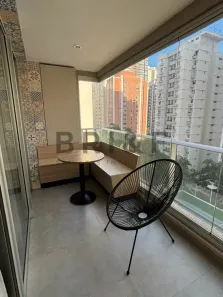 Apartamento com 1 Quarto para alugar, 39m² no Brooklin Paulista, São Paulo