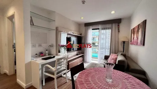 Flat com 1 Quarto para alugar, 35m² no Indianópolis, São Paulo