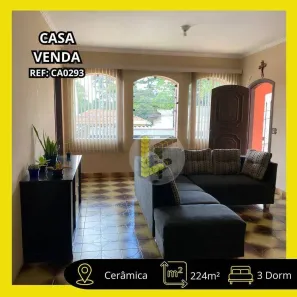 Casa com 3 Quartos à venda, 224m² no Cerâmica, São Caetano do Sul