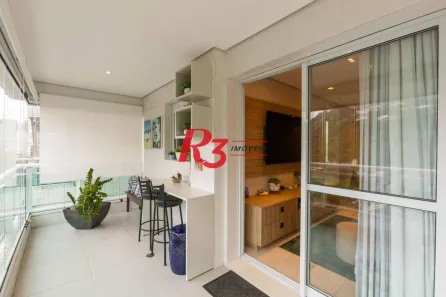 Apartamento com 2 Quartos à venda, 72m² no José Menino, Santos