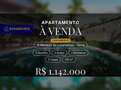 Apartamento com 3 Quartos à venda, 109m² no Morada de Laranjeiras, Serra