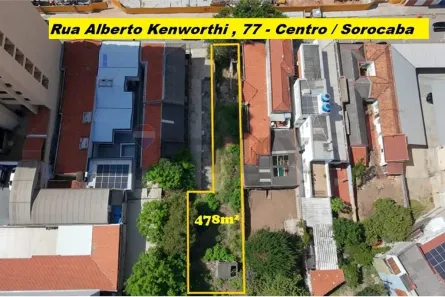 Lote/Terreno à venda, 478m² no Centro, Sorocaba
