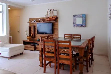 Apartamento com 4 Quartos para alugar, 130m² no Pitangueiras, Guarujá