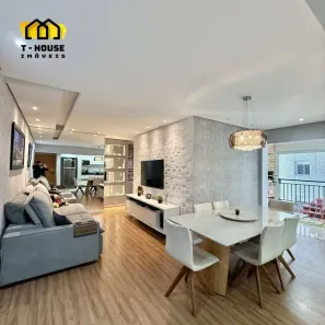 Apartamento com 3 Quartos à venda, 96m² no Vila Scarpelli, Santo André
