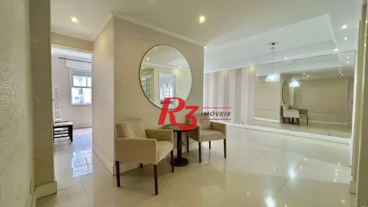 Apartamento com 3 Quartos para alugar, 70m² no Ponta da Praia, Santos