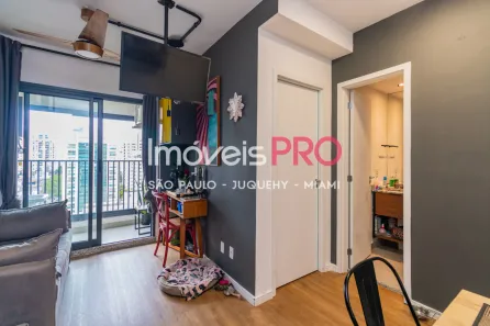 Apartamento com 1 Quarto para alugar, 30m² no Indianópolis, São Paulo