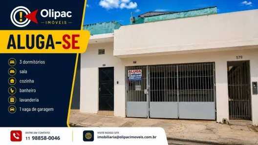 Casa com 3 Quartos para alugar, 80m² no Jardim Monte Carmelo, Guarulhos