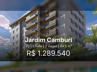 Apartamento com 3 Quartos à venda, 84m² no Jardim Camburi, Vitória