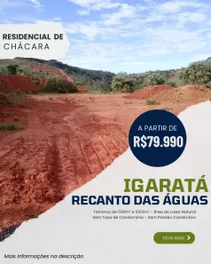 Lote/Terreno à venda, 600m² no Porto Alpina, Igaratá