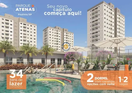 Apartamento com 2 Quartos à venda, 45m² no Alto de Pinheiros, Paulínia