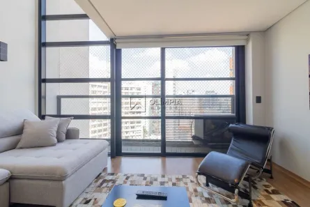 Apartamento com 1 Quarto para alugar, 54m² no Vila Nova Conceição, São Paulo