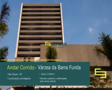 Imóvel Comercial para alugar, 3345m² no Várzea da Barra Funda, São Paulo