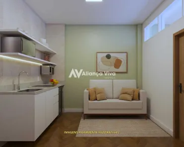 Apartamento com 1 Quarto à venda, 37m² no Botafogo, Rio de Janeiro